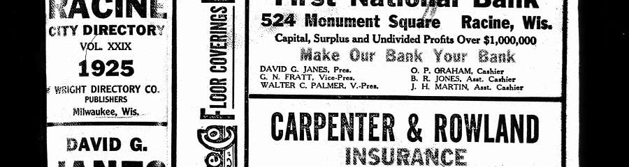 1925 Racine City Directory